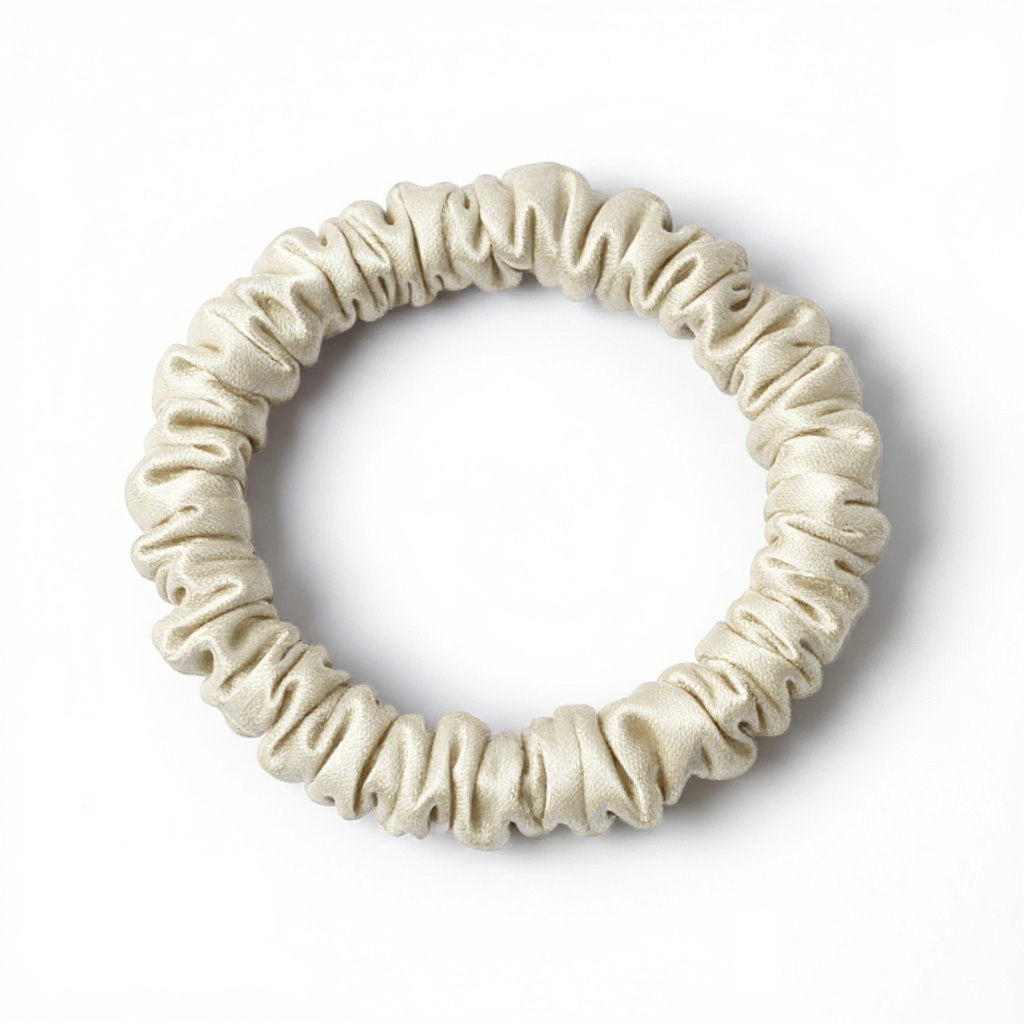 SILUNE™ 100% Mulberry Silk Skinny Hair Scrunchie