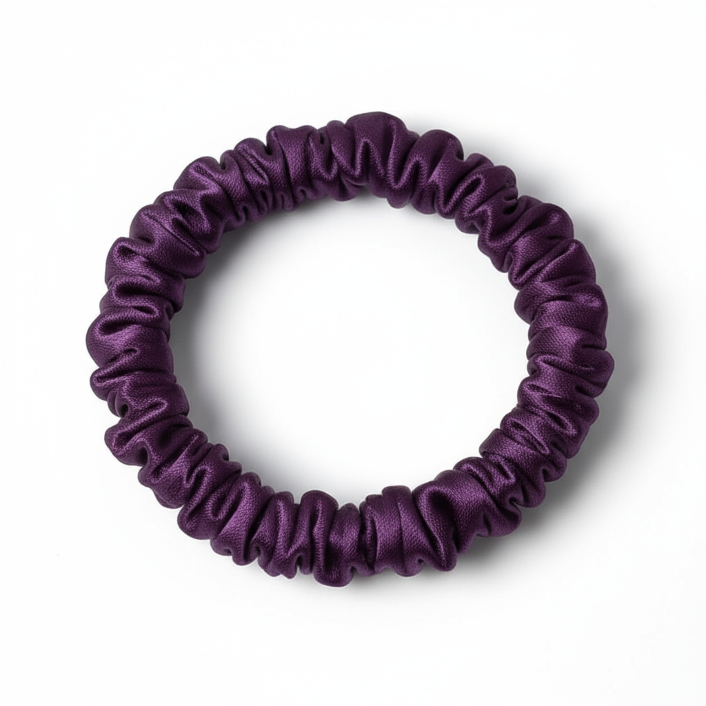 SILUNE™ 100% Mulberry Silk Skinny Hair Scrunchie