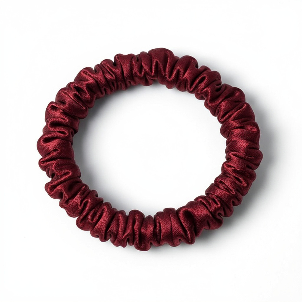 SILUNE™ 100% Mulberry Silk Skinny Hair Scrunchie